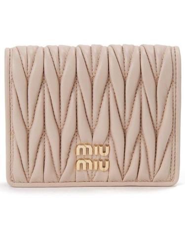 MIU 미우미우 26FW 마테라쎄 나파 가죽 반지갑 5MV204 AFPP F0236