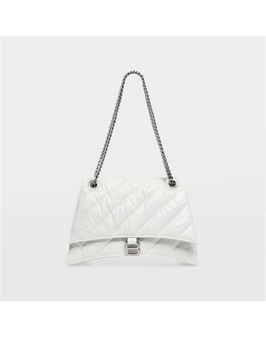 발렌시아가 B로고 크러쉬 퀄팅 미디엄 체인 숄더백 716393 210J0 9001