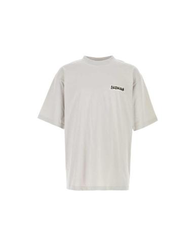 발렌시아가 마스킹 테이프 미디엄 핏 티셔츠 764235 TTVL6 9012
