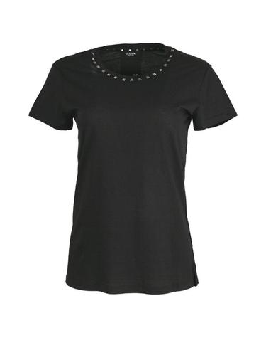 발렌티노 MB3MG03A2QK 0BO 락스터드 여성 반팔티셔츠