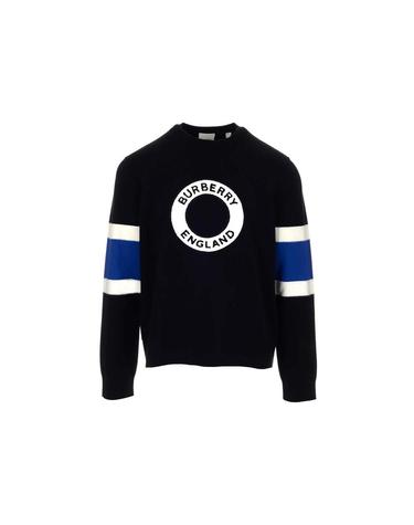 HURLEY 로고 스트라이프 니트 블랙 8058759