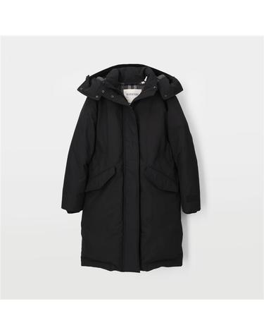 버버리 LEYBURN 레이번 여성 후드 롱 다운 코트 패딩 블랙 81120631