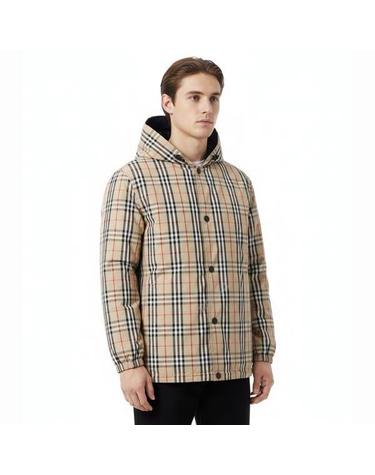 버버리 Checkered nylon reversible jacket 8074688 체커드 나일론 리버시블 자켓