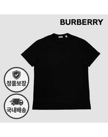 버버리 반팔티 제이슨 80839411 81213791 자수로고 블랙