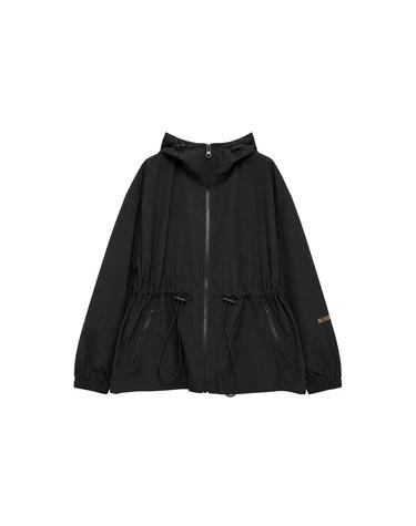 26SS 벌리 BIRLEY 드로스트링 숏 후드 자켓 블랙 8113654