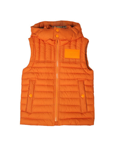 22FW 키즈 여성 로고 후드 패딩 조끼 8053710