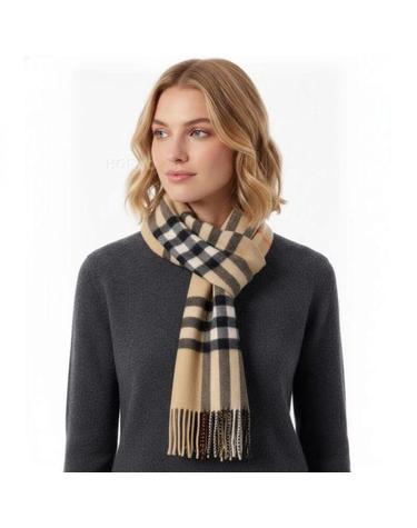 버버리 26FW Wide Check Cashmere Scarf 8085931 와이드 체크 캐시미어 스카프