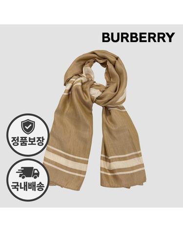 버버리 숄 스카프 머플러 81111041 ROUNDEL 아카이브베이지