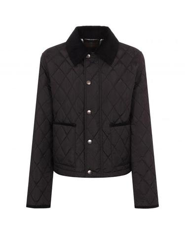 BURBERRY 버버리 crop quilted nylon jacket 8105097 크롭 퀼팅 나일론 재킷