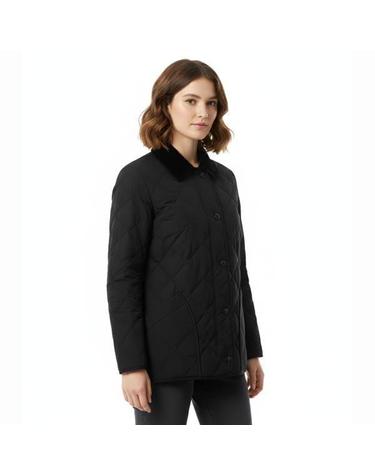 버버리 Diamond Quilted Thermoregulated Barn Jacket 8021751 다이아몬드 퀼팅 반 자켓