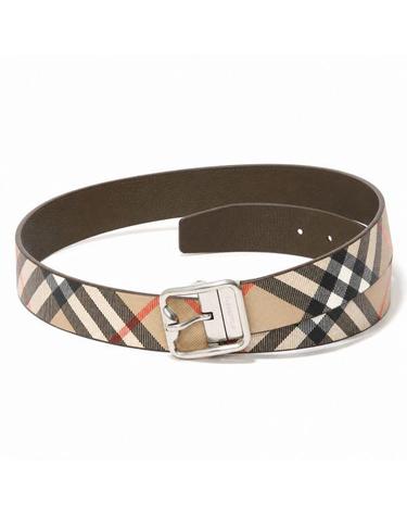 버버리 26 Reversible Checked B Buckle Belt 8092046 리버시블 체크 버클 벨트