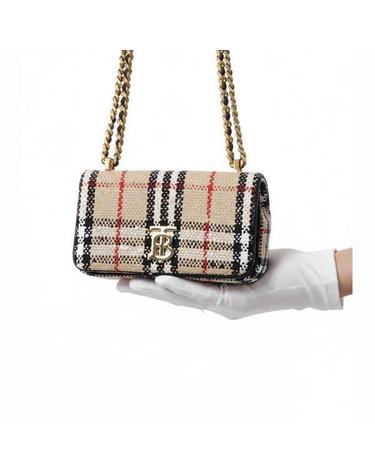 버버리 vintage check bookle mini rolla bag 8063083 빈티지 체크 부클레 미니 롤라 백