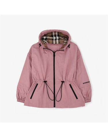 버버리 뉴 BIRLEY 벌리 드로스트링 여성 체크 후드 바람막이 81218361