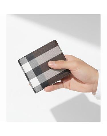 버버리 Check International Bifold Coin Wallet 8052802 체크 인터내셔널 코인 반지갑