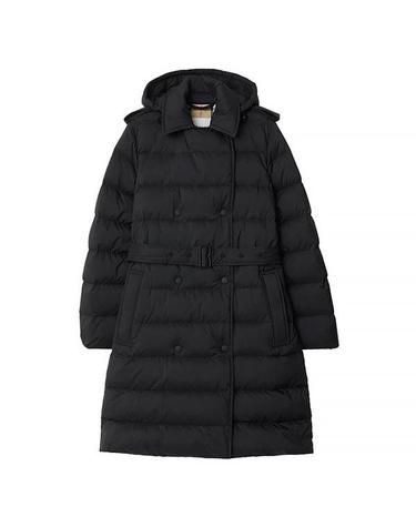26FW 버버리 미드 렝스 구스 다운 패딩 코트 8131875 블랙