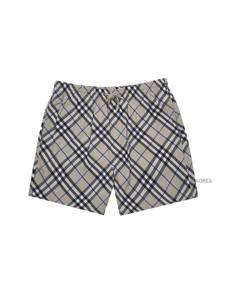 BURBERRY 버버리SS25 남성 체크 반바지 수영복 8087336 M E24 MW FOR B9629 F5URXX09378