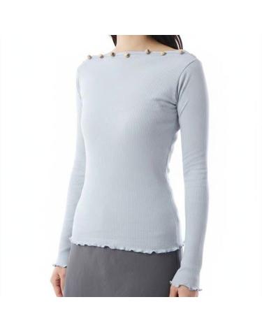 베이스레인지 Tav Long Sleeve Tee in Hardin Blue TOTVLRCSU25 타브 롱 슬리브 티