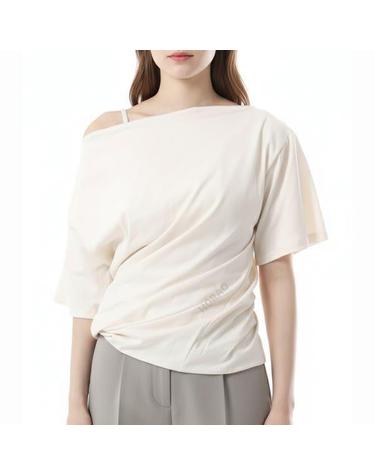 베이스레인지 Turn Tee Shirt in Undyed TOTUSRCSP25 턴 티셔츠