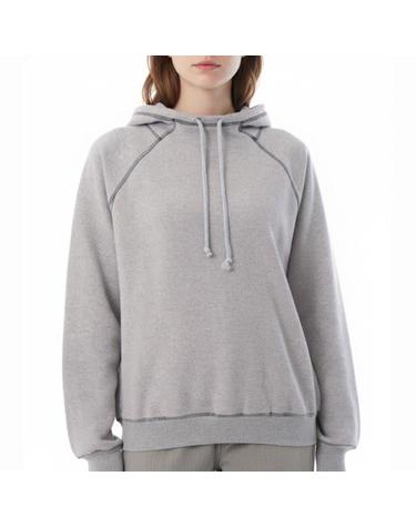 베이스레인지 Fold Hoodie in Grey Melange PUFOHRCFAU25 폴드 후디