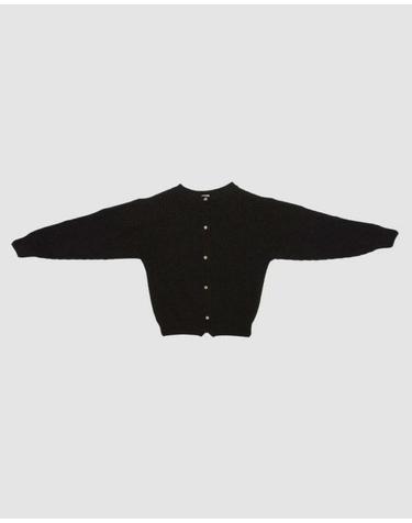 26SS 베이스레인지 가디건 PUMECOCSP26 BLACK MELANGE DOM