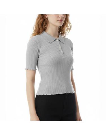 베이스레인지 Dual Polo in Grey Melange TTDPRCRWI25 듀얼 폴로