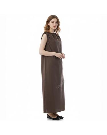 베이스레인지 Mia Dress in Mara Brown DRMIPOAU25 Mia 드레스