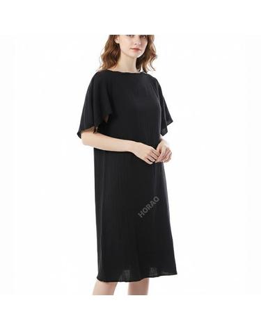 베이스레인지 Folio Dress in Black DRFOLCSU25 폴리오 드레스