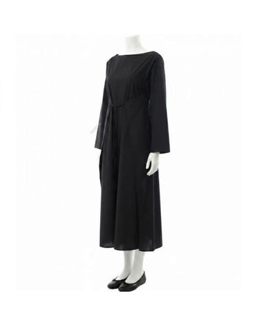 베이스레인지 26 Decti Lone Sleeve Dress in Black DRDLSPOSP26 덱티 롱슬리브 드레스