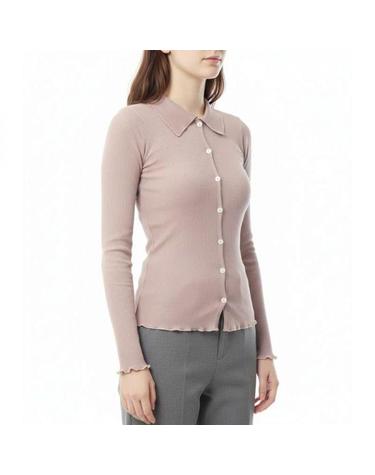 베이스레인지 26 Iso Shirt in Brent Brown TTISRCRSP26 Iso 코튼 셔츠
