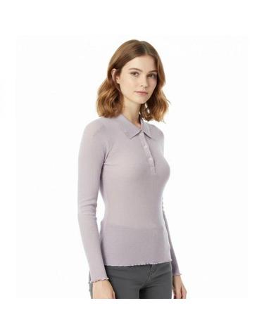 베이스레인지 26 Dual Long Sleeve Tee in Verbe Purple TTDLSCRSP26 듀얼 롱 슬리브 티셔츠