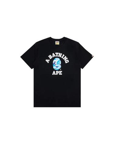 26FW ABC 카모 칼리지 티셔츠 블랙블루 1M30110004 BLACK X BLUE