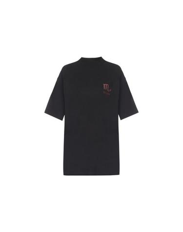 15주년 여성 SCORPIO 프린트 티셔츠 블랙 WSS18TR1 SCORPIO