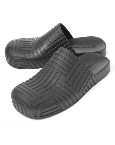 BOTTEGA VENETA 보테가베네타 인트레치아토 패턴 러버 클로그 690104 V1O60 1000