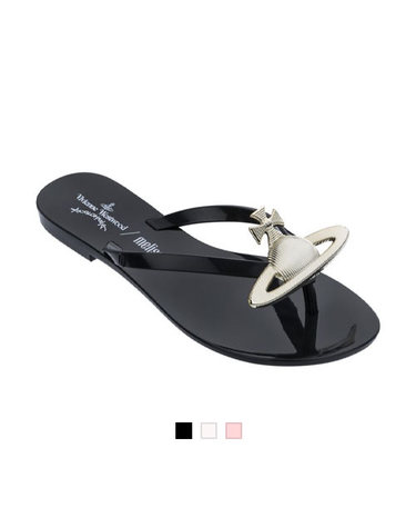 비비안웨스트우드 멜리사 하모닉 오알비 행성 플립플랍 쪼리 젤리샌들