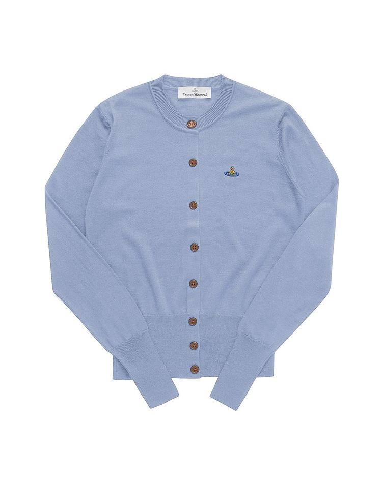 Vivienne Westwood 비비안웨스트우드 가디건 1803002P Y001A K402 베아 ORB 오브 로고 울 실크 여성가디건 F5VEXX10924