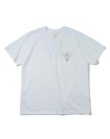 25SS 사우스투웨스트에잇 반팔 티셔츠 QV667A WHITE DOM