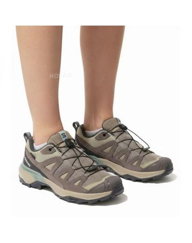 살로몬 26 X ULTRA 360 LTR GTX W Desert TanIronGreen MilieuL49158600 X 울트라 레더 여성