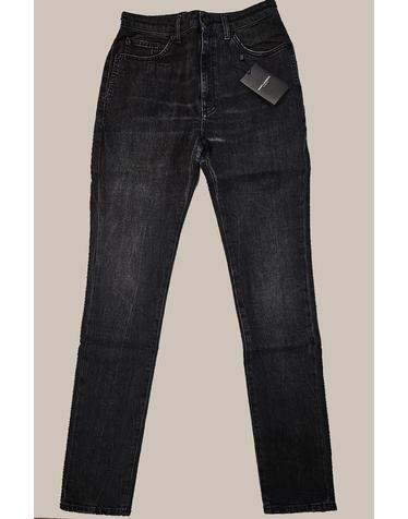 Saint Laurent waist Denim Jeans Black542774 하이 웨스트 블랙 진