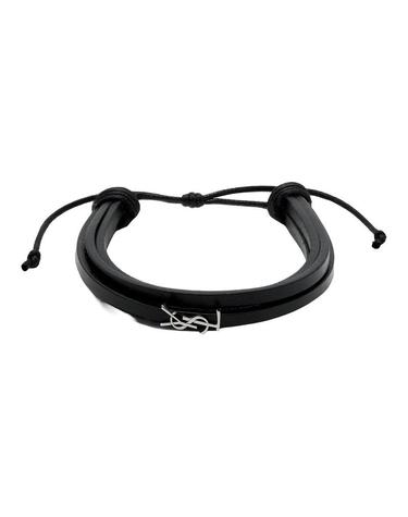 26SS 생로랑 카산드라 멀티 스트랜드 가죽 팔찌 820441 AAEKE 1000
