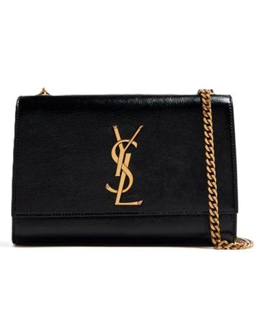 SAINT LAURENT 유광 그레인 가죽 케이트 스몰백 469390 AAC88 1000
