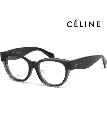 셀린느 안경테 CL50015F 020 라운드 투명 그레이 캣아이 패션 아시안핏 명품