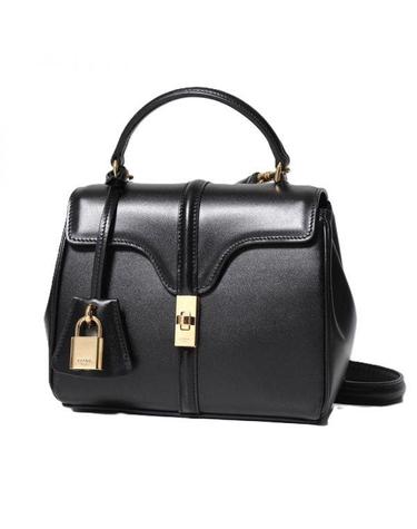 CELINE 셀린느 26 MINI 16 BAG IN SATINATED CALFSKIN 123103BEY 38NO 새틴 카프스킨 미니 백