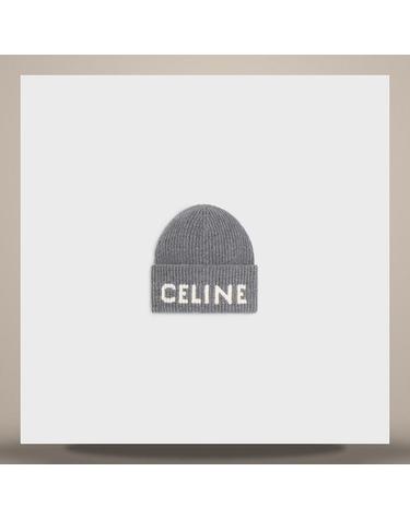 셀린느 CELINE 비니 울 캐시미어 라이트 그레이그레이 AA0H92I93GFW0