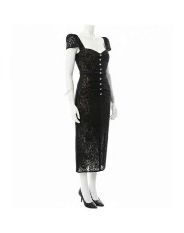 셀프 포트레이트 26 SWEETHEART LACE MIDI DRESS RS26173MABLACK 스윗하트 레이스 미디 드레스