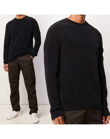 19FW 07CMKN072A 렌즈와펜 라운드 니트