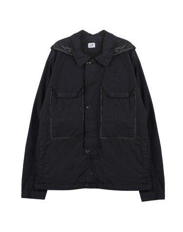 CP컴퍼니 로소블루 고글 오버셔츠 18CMOS090A005991G888