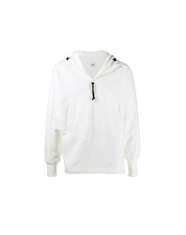 15주년 반집업 고글 기모 후드티 화이트 09CMSS032A 005086W 103