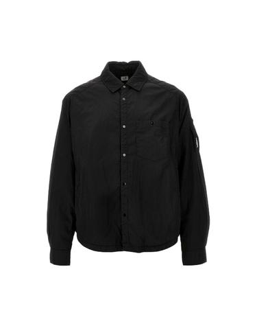26SS 렌즈 와펜 크롬 R 패디드 오버셔츠 자켓 블랙 20CMOS056A 005904G 999