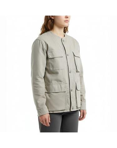 CP컴퍼니 Armored Stretch Satin Collarless Overshirt 17CMOS161A 110181G 327 아머드 스트레치 사틴 카라리스 오버셔츠