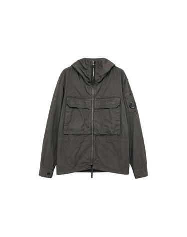 26SS 렌즈 와펜 마이크로랩스 후드 셔츠자켓 그레이 20CMOS076A 110324G 921